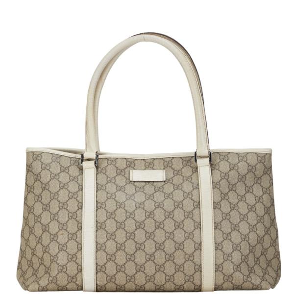 Gucci ベージュ黒 ハンドバッグ GG グッチ GUCCI ハンドバッグ ミニトートバッグ GGスプリーム