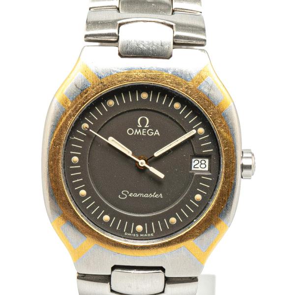 OMEGA オメガ シーマスター ポラリス 腕時計 クオーツ グレー