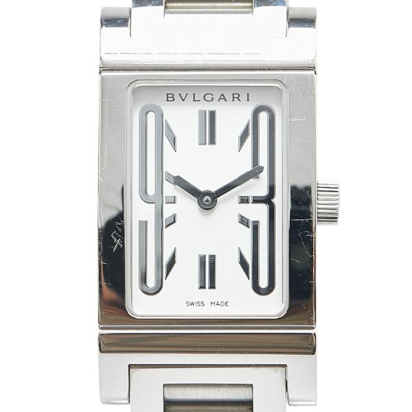 BVLGARI（ブルガリ） レッタンゴロ 腕時計 RT39S クオーツ ホワイト