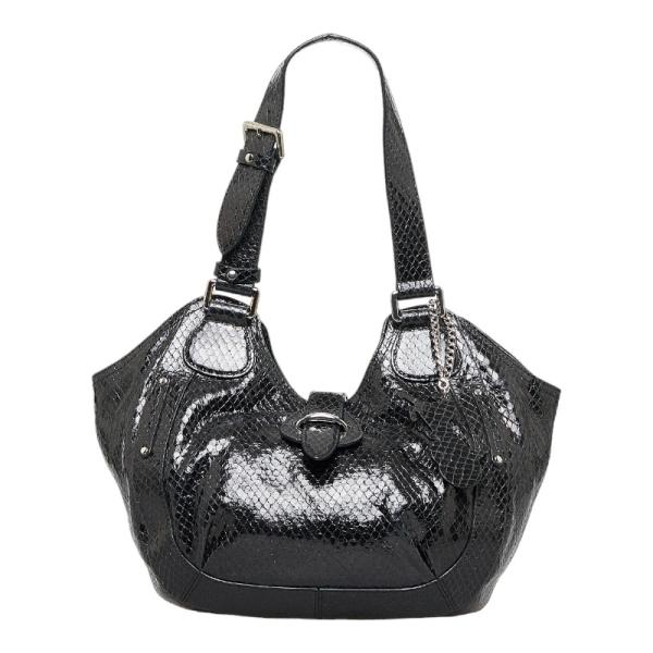 CELINE セリーヌ パイソン 馬車チャーム ハンドバッグ CELINE セリーヌ パイソン 馬車チャーム ハンドバッグ