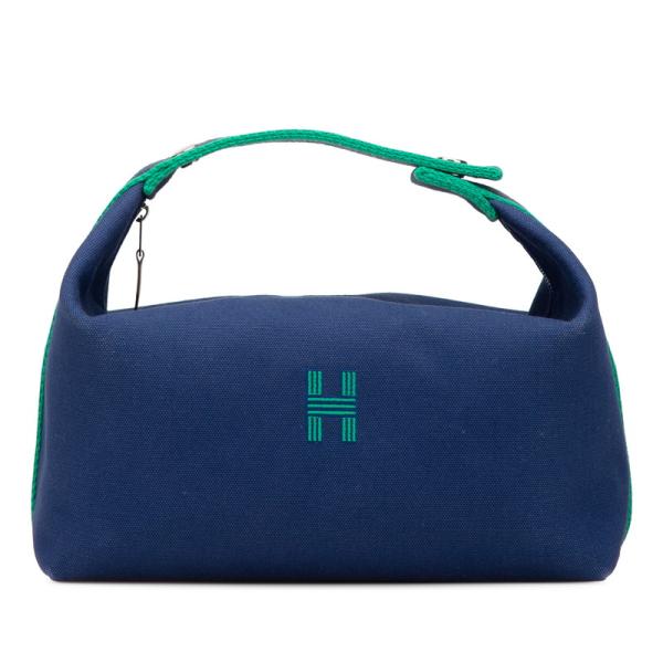 HERMES（エルメス） ブリッド ア ブラックGM ハンドバッグ ネイビー