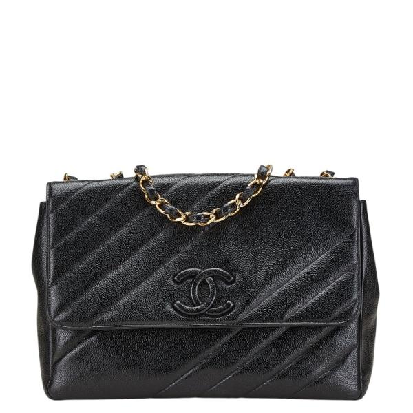 CHANEL シャネル ココマーク バイアスステッチ チェーン