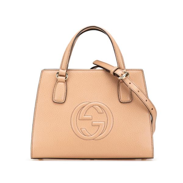 GUCCI グッチ インターロッキングG ソーホー ハンドバッグ