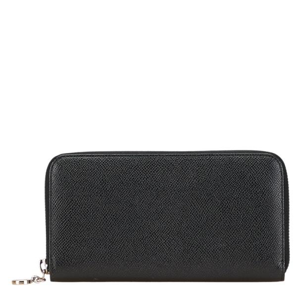 美品 BVLGARI ブルガリ長財布 ラウンドファスナー レザー ブラック BVLGARI ブルガリ 長財布 ラウンドファスナー 20886 ブラック