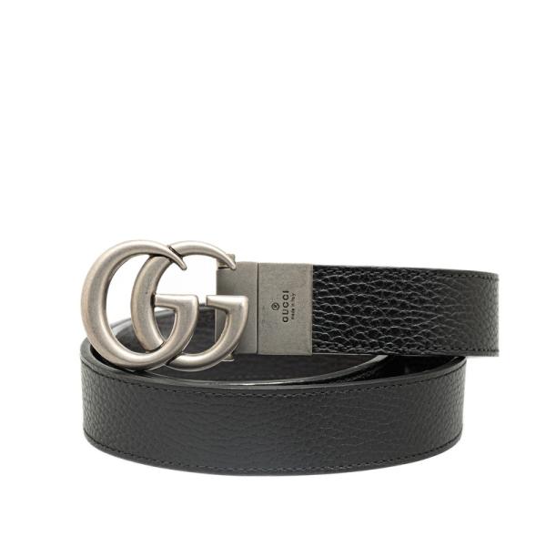 GUCCI ベルト〜お値下げしました グッチ GUCCI ベルト ダブルG ブラック ブラウン メンズ GUCCI