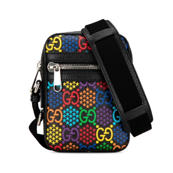 【美品】GUCCI サイケデリック　ショルダーバッグ　カメラバッグ GUCCI グッチ GGサイケデリック 斜め掛け ショルダーバッグ