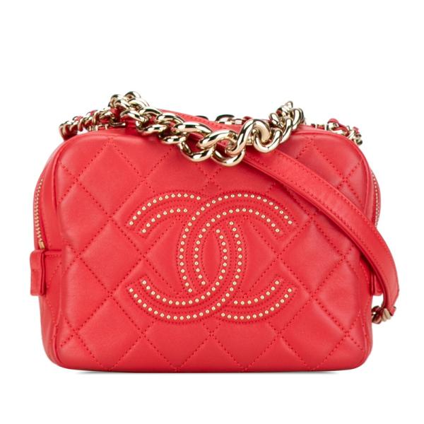 CHANEL シャネル マトラッセ ココマーク スタッズ チェーン