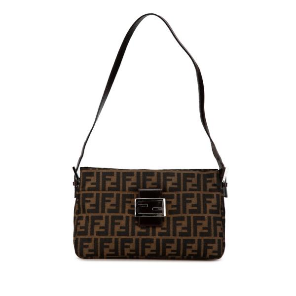 訳あり☆フェンディFENDIキャリーカートズッカ旅行用ハンドバッグマンマバケット FENDI（フェンディ） ズッカ マンマバケット ワンショルダーバッグ