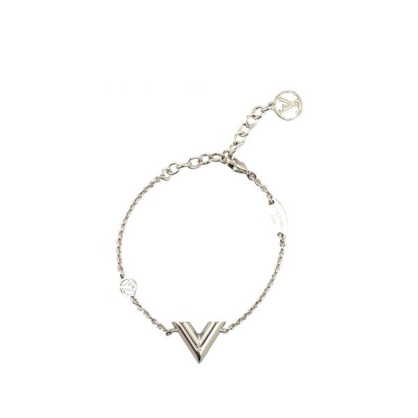 ルイヴィトン M63198　エセンシャルV ブレスレット シルバー メタル LOUIS VUITTON ルイ ヴィトン エセンシャルV ブレスレット