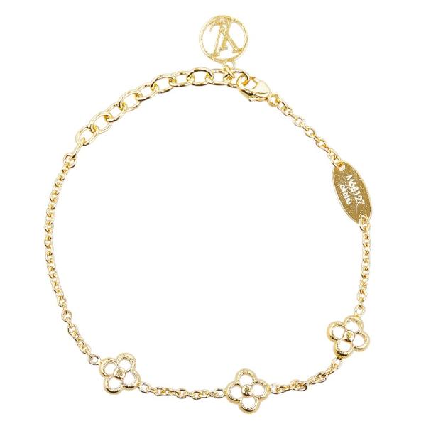 ルイヴィトン　ブレスレット　M68127 フラワーモチーフ　ゴールド　付属品なし LOUIS VUITTON（ルイ・ヴィトン） ルイ ヴィトン モノグラム フラワー