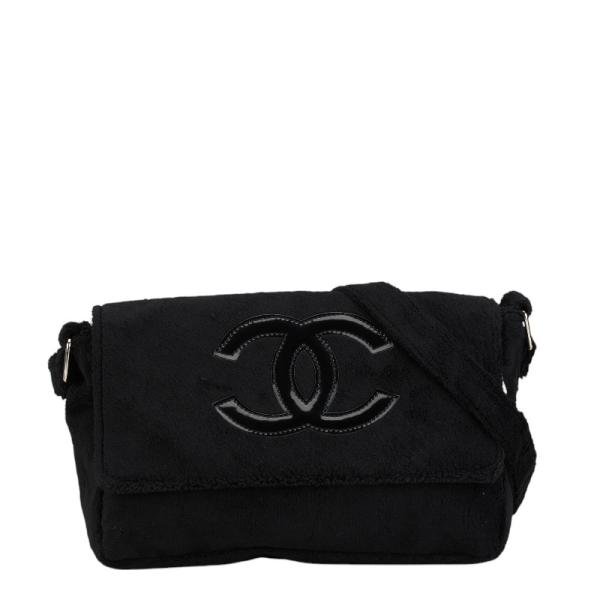 メイページ　ノベルティー　CHANEL シルバーショルダーバッグ ☆シルバーがカッコイイ！【 CHANEL 】チェーン クラッチ