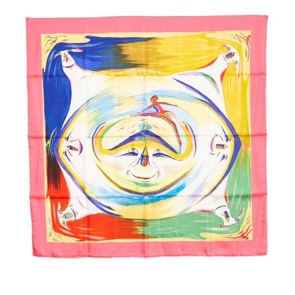 HERMES（エルメス） カレ90 Smiles in Third millenary 三千年紀の微笑