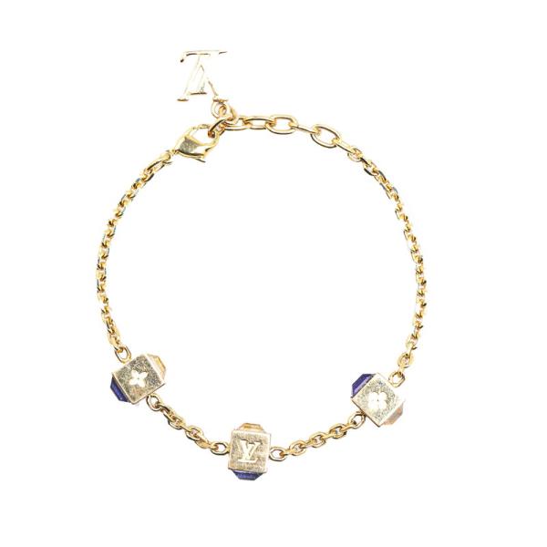 美品◇ルイヴィトン コリエ ギャンブル ブレスレット ゴールド パープル 美品◇ルイヴィトン コリエ ギャンブル ブレスレット ゴールド
