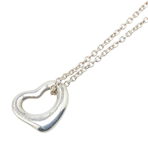 ティファニー ネックレス オープンリーフ シルバー 中古美品！(01015) 楽天市場】TIFFANY&Co. ティファニー オープンハート ネックレス