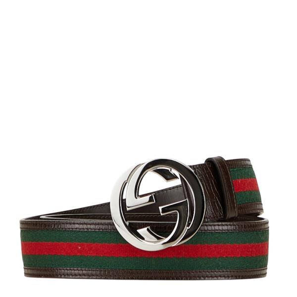 GUCCI（グッチ） インターロッキングG シェリーライン ベルト 85.34