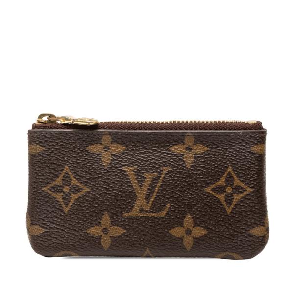 極美品 LOUIS VUITTON ルイヴィトン ポシェット クレ ケース 小銭入れ M62650 モノグラム ブラウン 中古 4a001252 LOUIS VUITTON（ルイ・ヴィトン） ルイ ヴィトン モノグラム