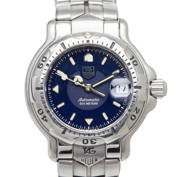 タグホイヤー 6000シリーズ 腕時計 WH2313-K1 自動巻き ネイビー文字盤 ステンレススチール レディース TAG HEUER 【中古】