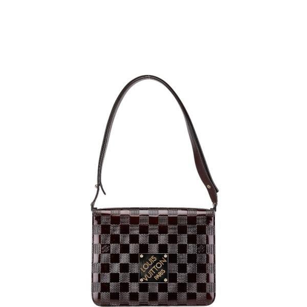 ルイヴィトン ダミエ ヴェルニ キャバレー ハンドバッグ ショルダーバッグ LOUIS VUITTON ルイ ヴィトン ダミエ ヴェルニ キャバレー