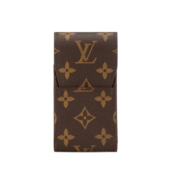 ルイ ヴィトン モノグラム エテュイ シガレット シガレットケース M63024 ブラウン PVC レザー レディース LOUIS VUITTON 【中古】 LOUIS VUITTON（ルイ・ヴィトン） ルイ ヴィトン モノグラム エテュイ