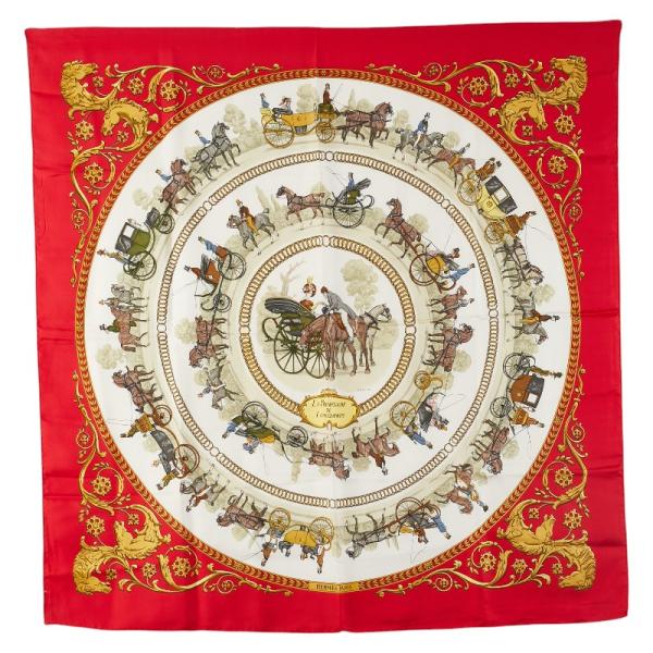 HERMES（エルメス） カレ90 LA PROMENADE DE LONGCHAMPS ロンシャンへ
