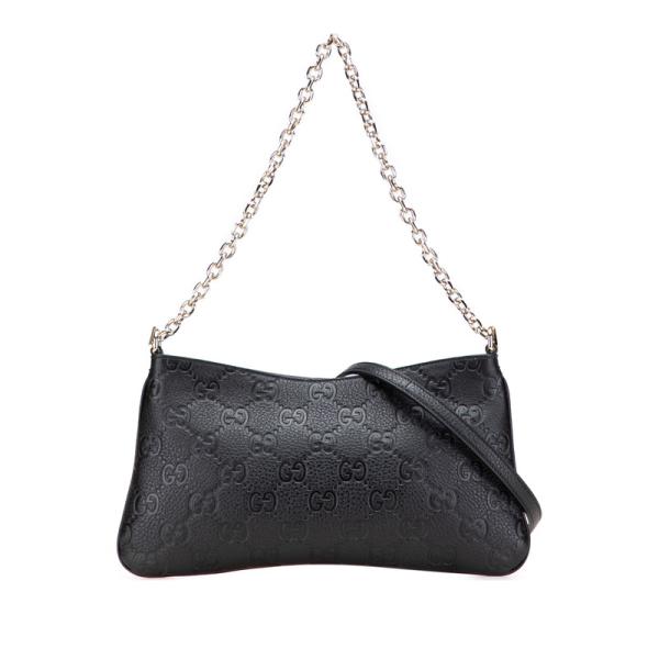 GUCCI グッチ GGエンブレム ミディアム チェーンハンドバッグ