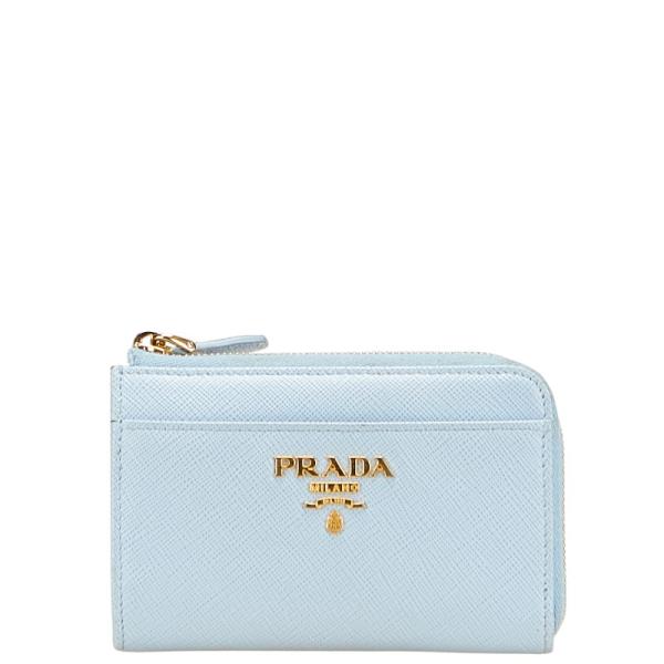 PRADA（プラダ） サフィアーノ L字ファスナー コンパクトウォレット 三