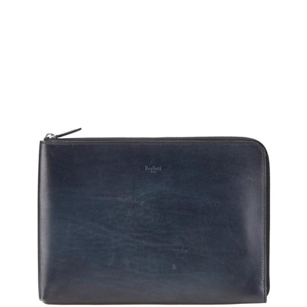 ベルルッティ ニノGM クラッチバッグ セカンドバッグ ネイビー レザー  