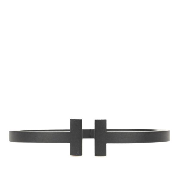 TIFFANY&Co.（ティファニー） Tスクエア バングル ブラック ステンレス