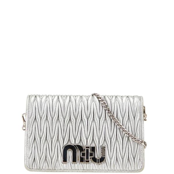 miu miu（ミュウミュウ） マテラッセ チェーン ショルダーバッグ