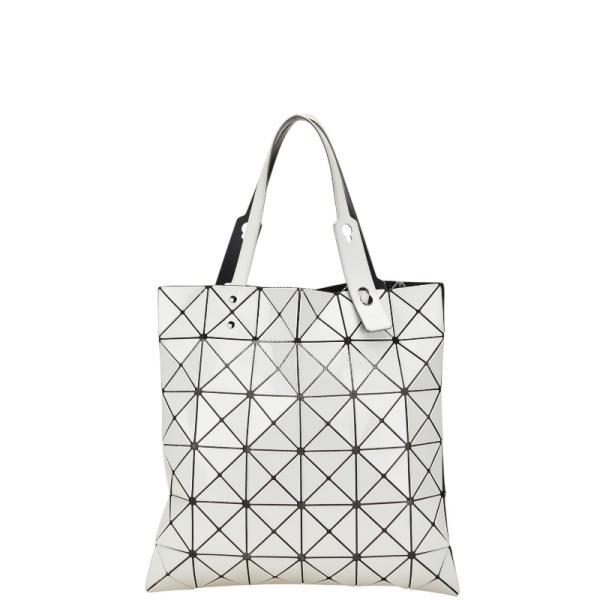 イッセイミヤケ バオバオ ルーセントグロス ハンドバッグ トートバッグ BB01-AG613 ライトグレー エナメル ISSEY MIYAKE 【中古】 ISSEY MIYAKE（イッセイミヤケ） バオバオ ルーセントグロス