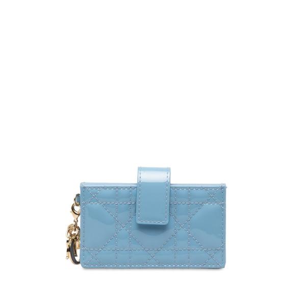 美品 ディオール カナージュ カードケース 名刺入れ エナメル レディース Dior 【228-46594】 ginzaparis2_228-46594