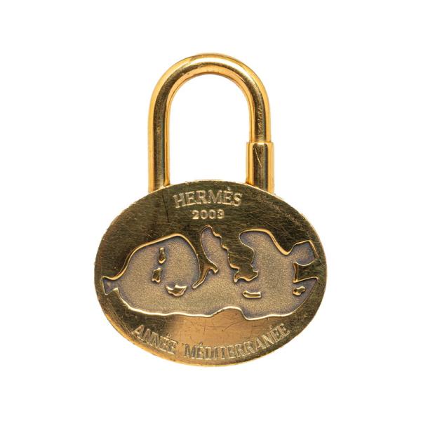 【美品】HERMES エルメス カデナ 120 パドロック 南京錠 ゴールド 楽天市場】HERMES エルメス カデナ パドロック No.120 南京錠 鍵