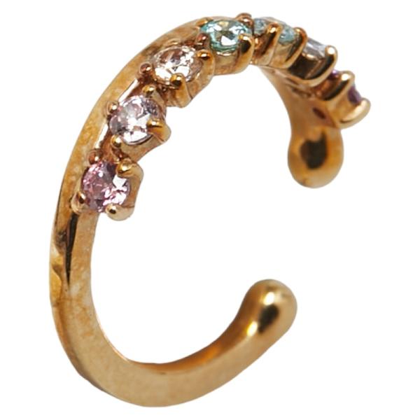 ポンテヴェキオ イヤーカフ マルチストーン その他アクセサリー K10YG イエローゴールド レディース Ponte Vecchio 【中古】 ginzaparis2_228-54187