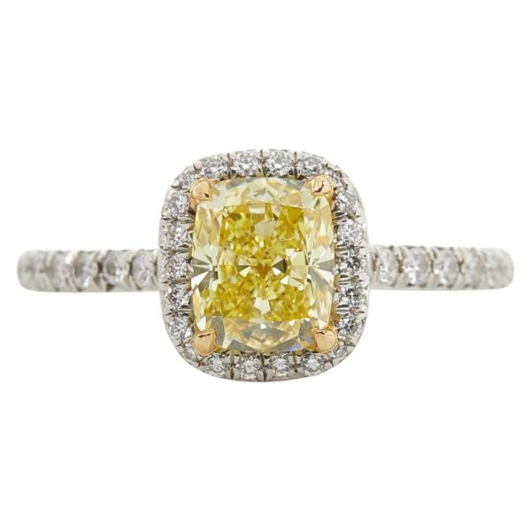 TIFFANY&Co.（ティファニー） Pt950 K18WG ファンシーインテンス