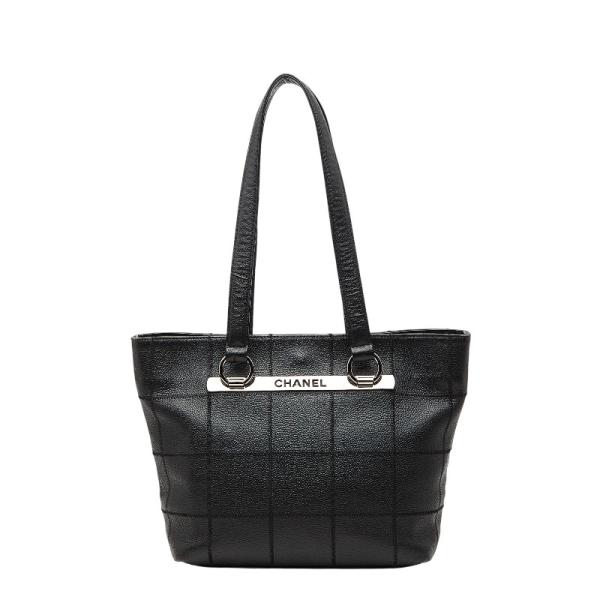 CHANEL（シャネル） チョコバー ロゴ トートバッグ ハンドバッグ