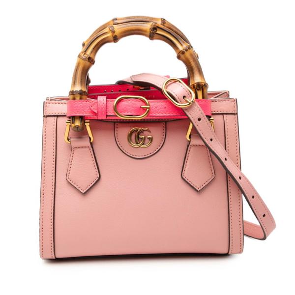 グッチ バンブー ダイアナ ハンドバッグ ショルダーバッグ 2WAY 655661 レザー レディース GUCCI 【228-59852】 GUCCI（グッチ） バンブー ダイアナ ハンドバッグ ショルダーバッグ