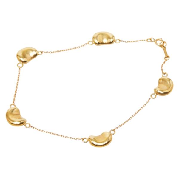 TIFFANY&Co.（ティファニー） ビーンズ 5P ブレスレット K18YG