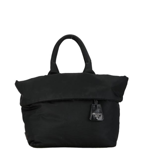 PRADA プラダ 三角ロゴ プレート リバーシブル ナイロン トートバッグ 