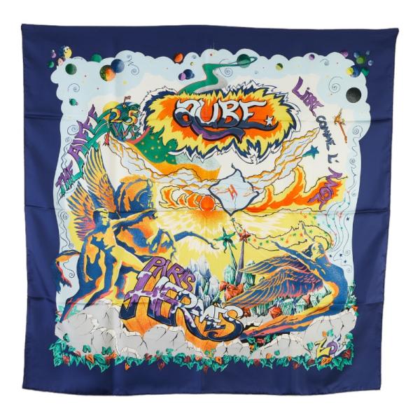 HERMES（エルメス） カレ90 THE ALFEE AUBE LIBRE COMME L' ANGE