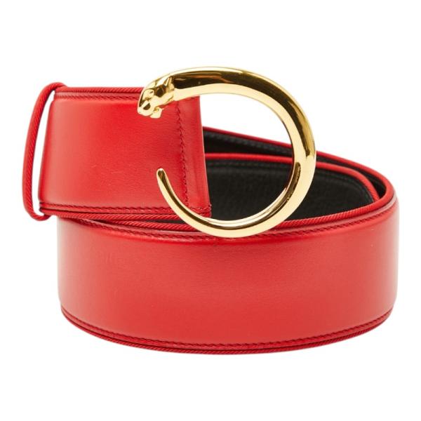 Cartier（カルティエ） パンテール ベルト サイズ：S レッド ゴールド