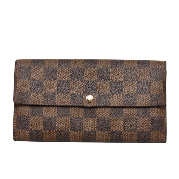 ヴィトン ダミエ ポルトフォイユサラ N61734 ブラウン 長財布 LOUIS VUITTON（ルイ・ヴィトン） ルイ ヴィトン ダミエ