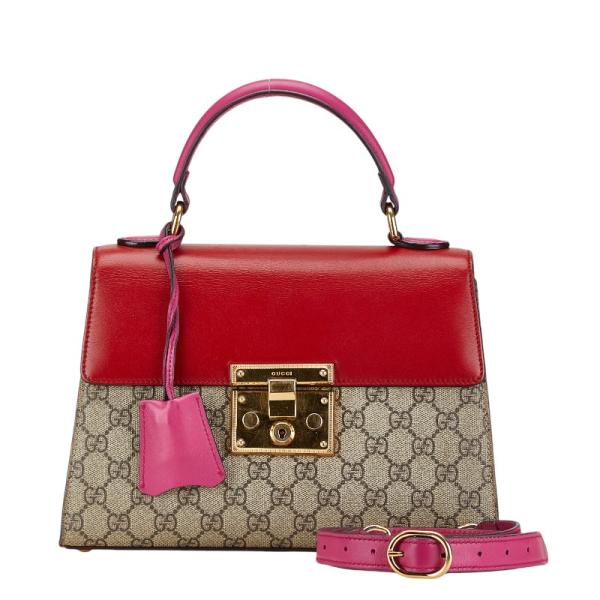 GUCCI グッチ GGスプリーム ハンドバッグ ショルダーバッグ 2WAY