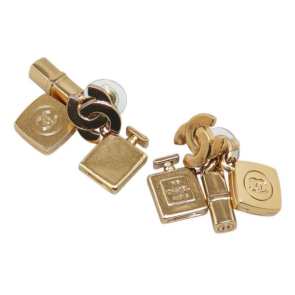 ▲美品 CHANELシャネル スイングピアス ココマーク リップ ファンデ 香水 CHANEL シャネル ココマーク 香水 リップ ファンデーション