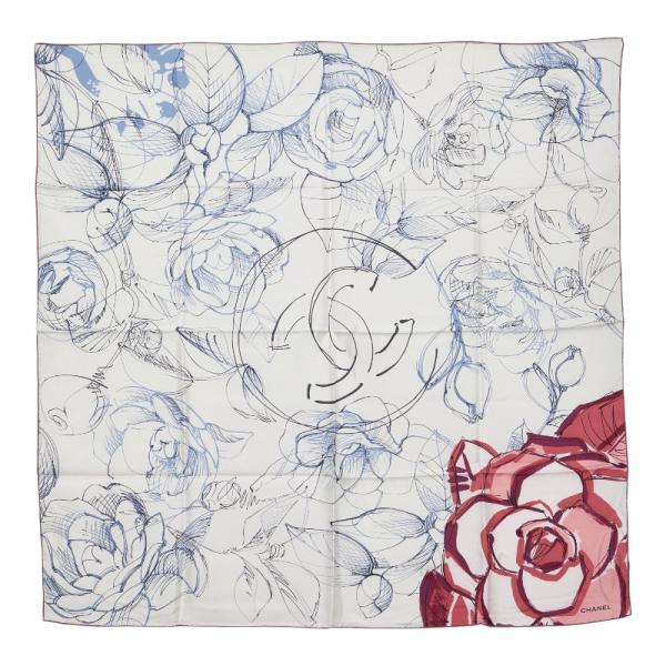 CHANEL（シャネル） ココマーク カメリア フラワー 花柄 スカーフ
