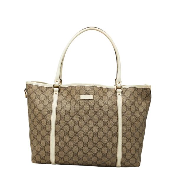 GUCCI（グッチ） GGスプリーム トートバッグ 197953 ベージュ ホワイト
