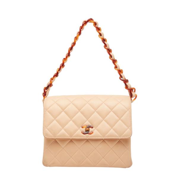 シャネル マトラッセ ラムスキン チェーン ハンド バッグ ココマーク CHANEL（シャネル） マトラッセ ココマーク チェーン ショルダーバッグ