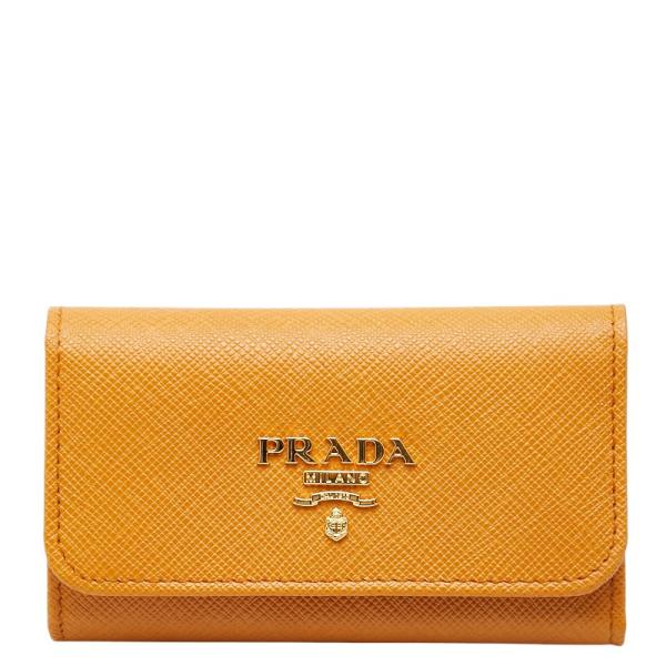 PRADA（プラダ） キーケース KP5052 イエロー サフィアーノレザー