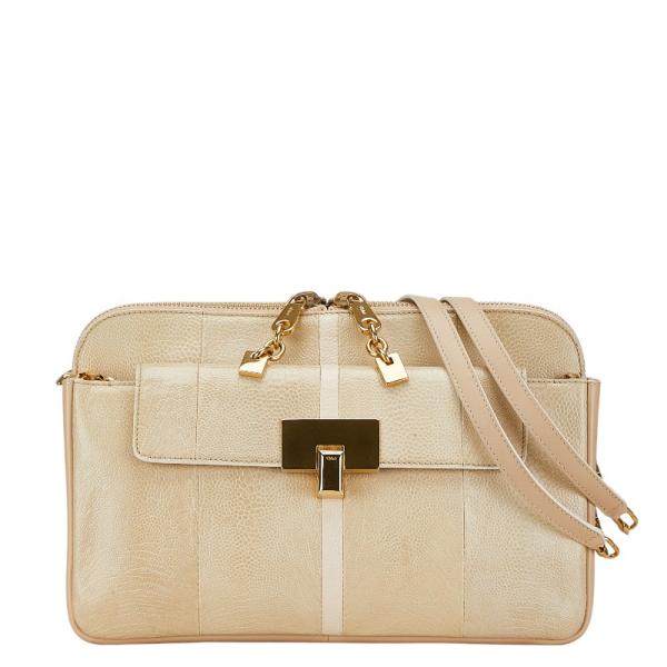 Chloe クロエ ルーシー チェーン ショルダーバッグ ベージュ Chloe クロエ ルーシー チェーン ショルダーバッグ ベージュ