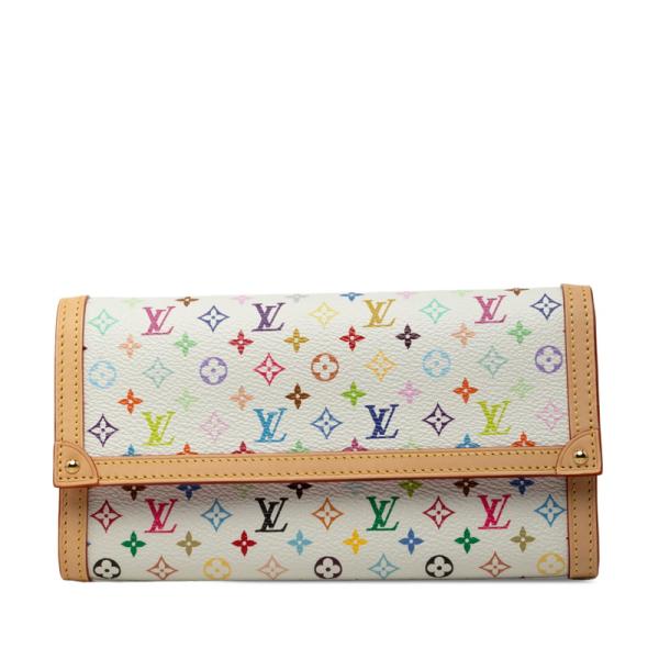 ルイ・ヴィトン　モノグラム・マルチカラー　ポルトフォイユ・サラ　ブロン　長財布 LOUIS VUITTON（ルイ・ヴィトン） ルイ ヴィトン×村上隆 モノグラム