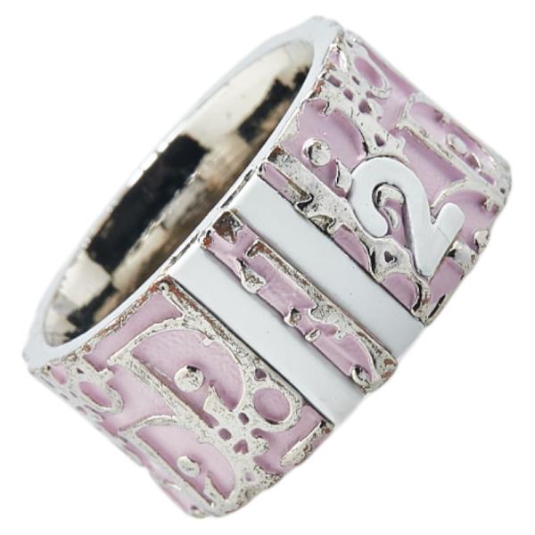 ディオール トロッター ナンバー2 リング 指輪 #6 ピンク シルバー